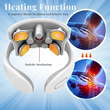 Massageador Cervical Elétrico Premium Inteligente