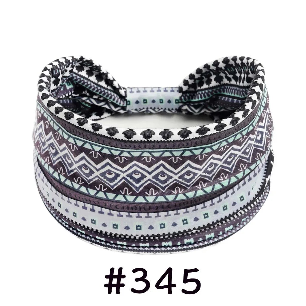 Faixa de Cabelo Turbante Boho Premium