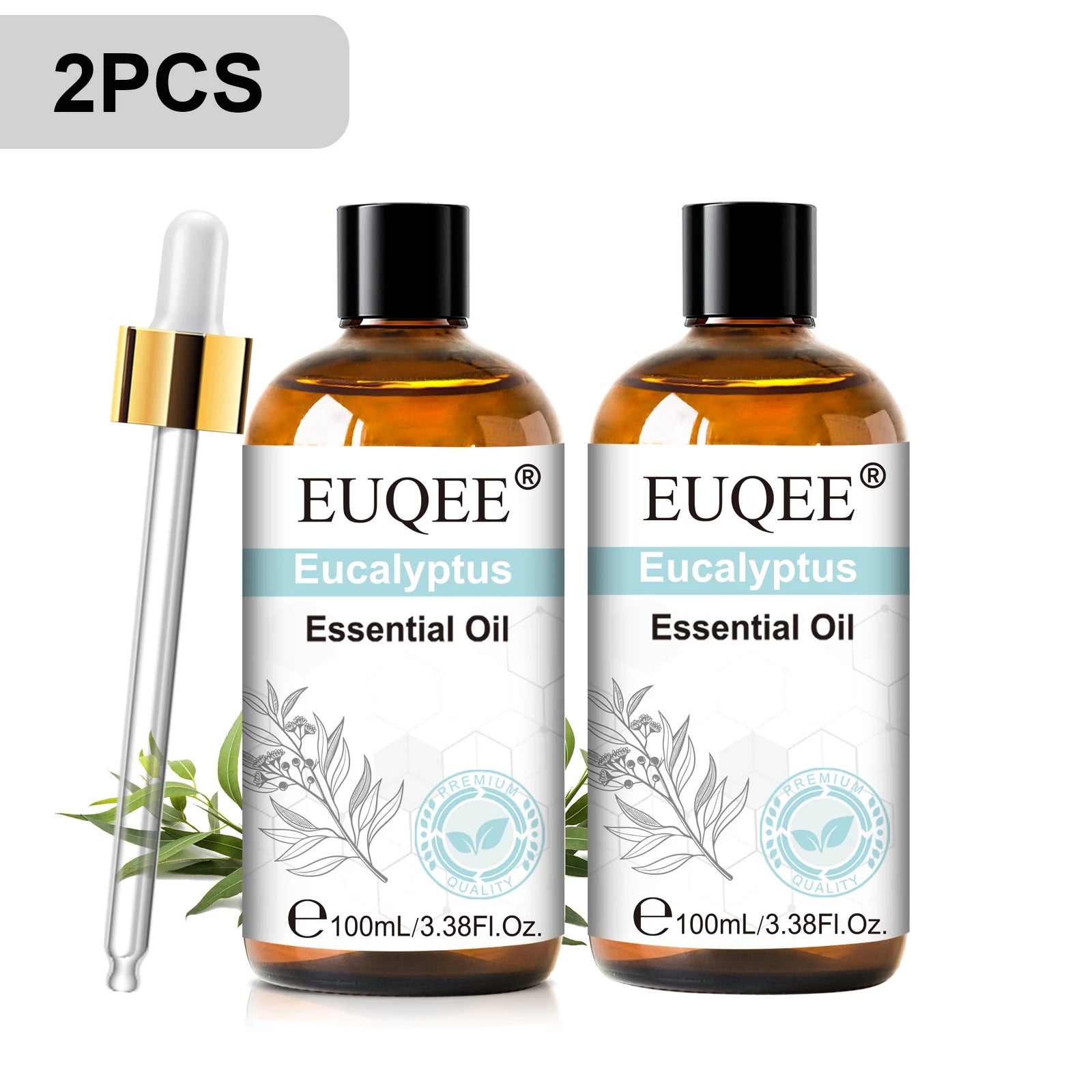 Óleo Essencial Premium EUQEE 100ml para Difusor de Varetas e Umidificador