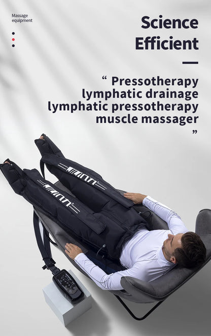 Botas de Pressoterapia Premium JILI com 6 Câmaras