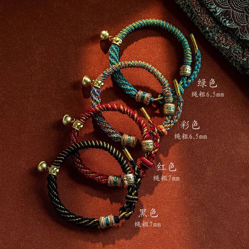 Pulseira Tibetana Artesanal Premium Om Mani Padme Hum