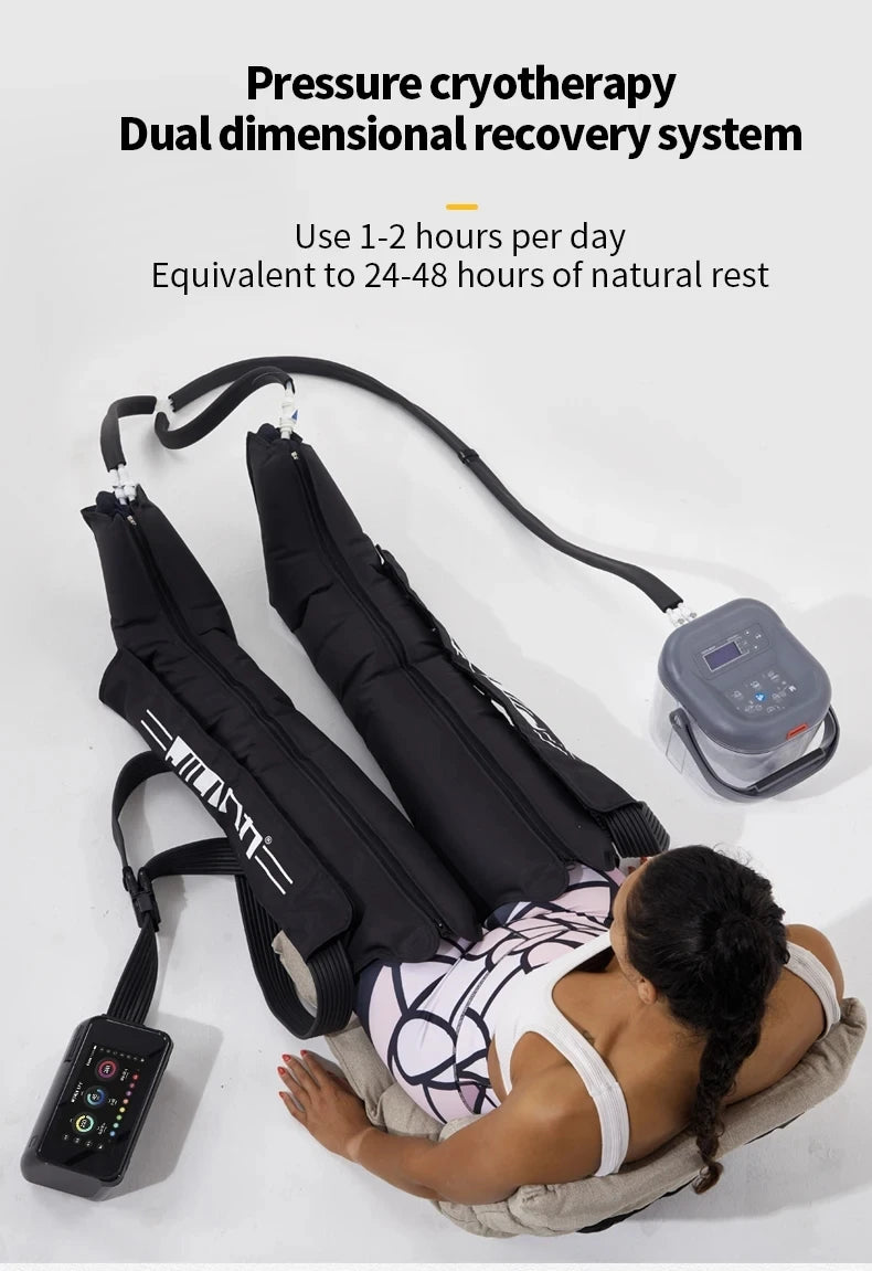 Botas de Pressoterapia Premium JILI com 6 Câmaras