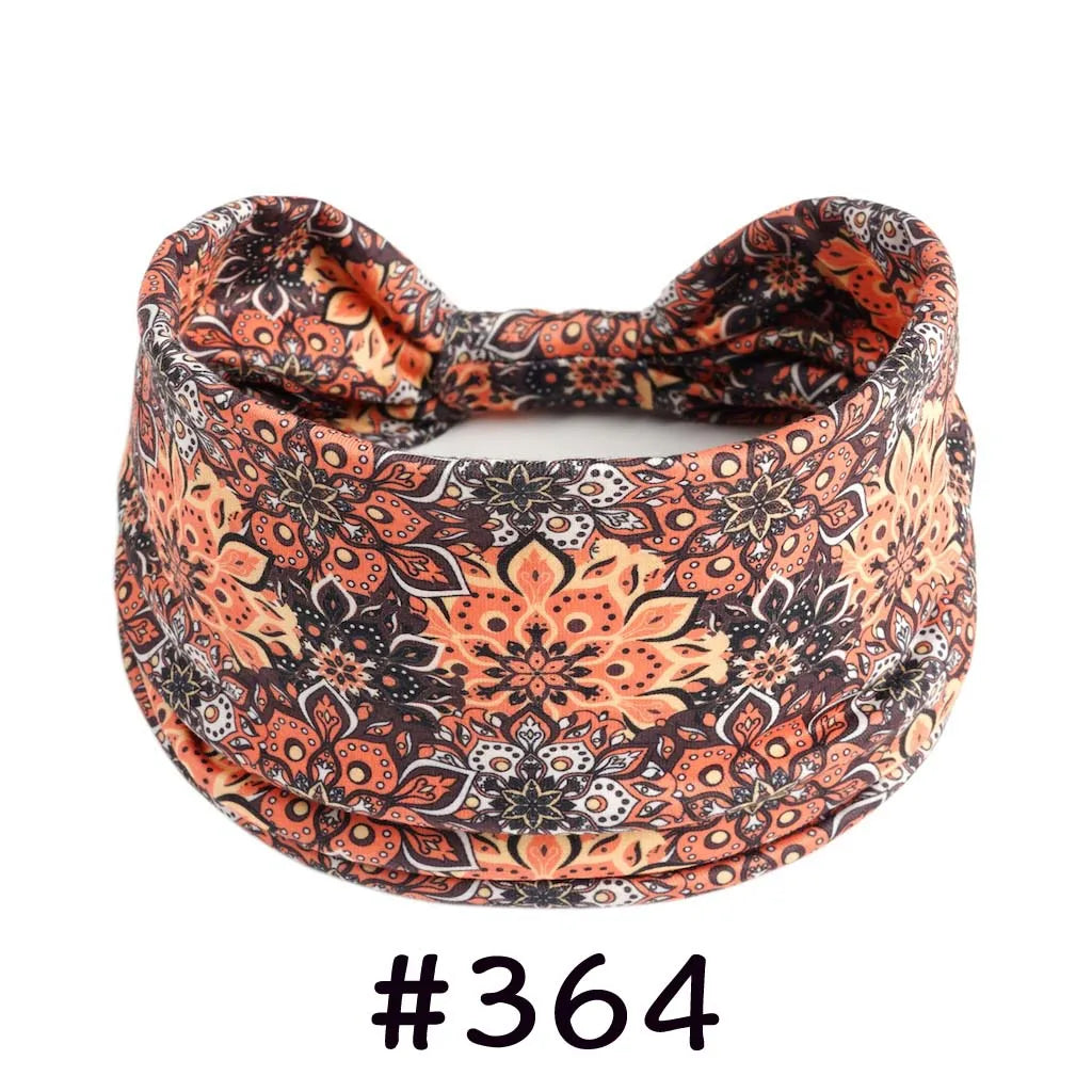 Faixa de Cabelo Turbante Boho Premium