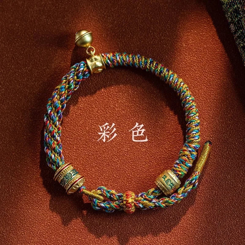 Pulseira Tibetana Artesanal Premium Om Mani Padme Hum