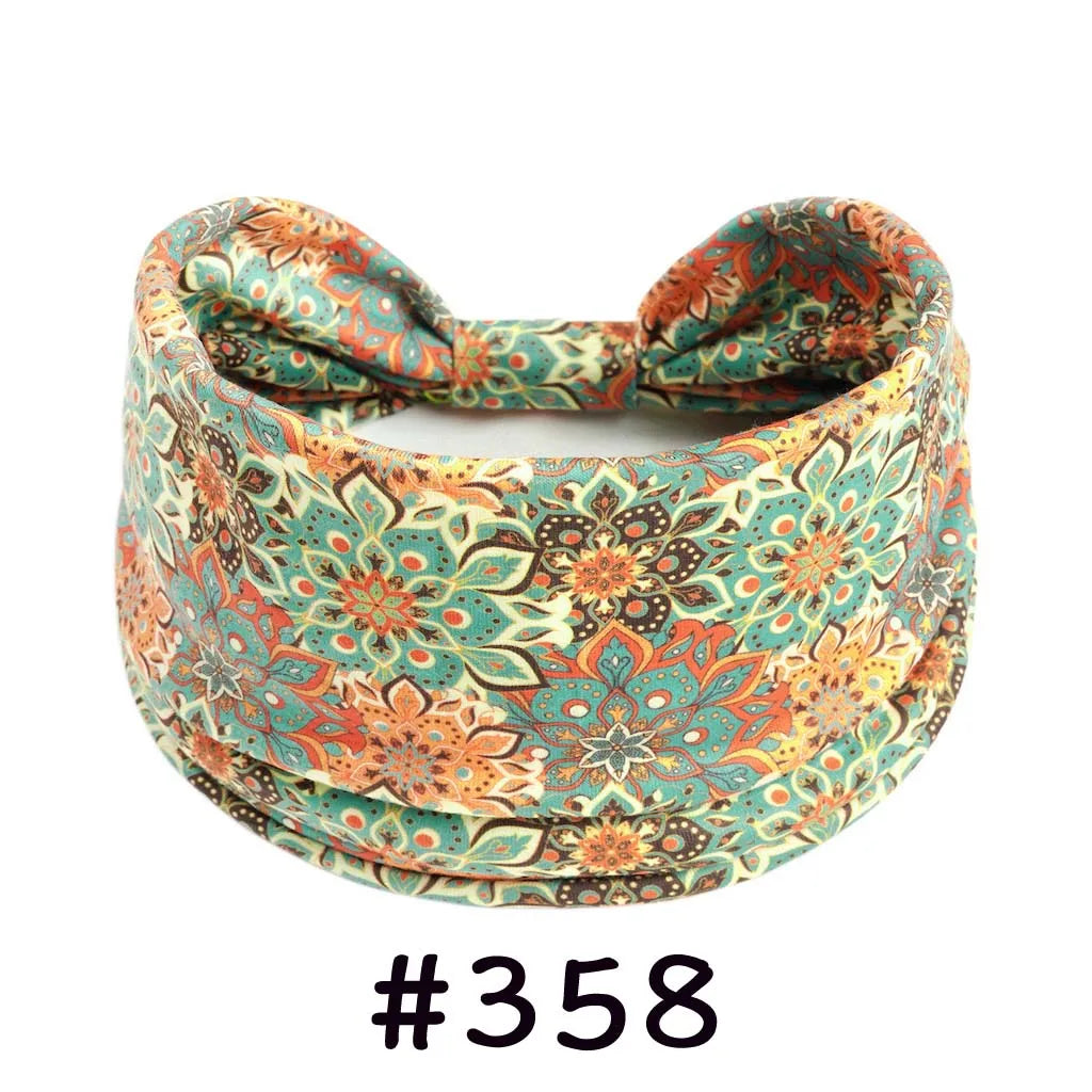Faixa de Cabelo Turbante Boho Premium