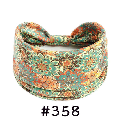 Faixa de Cabelo Turbante Boho Premium