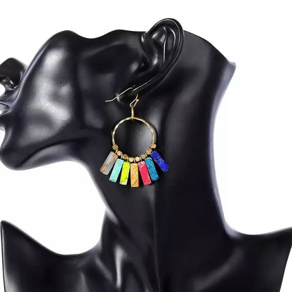 Brincos Boho de Jasper Imperial vendido por Aloha Spirit Store