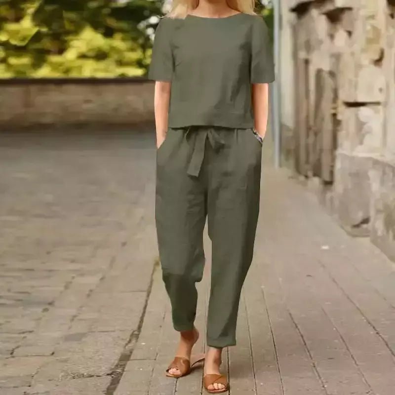 Conjunto Feminino em Algodão Vermelho 4XL vendido por Aloha Spirit Store