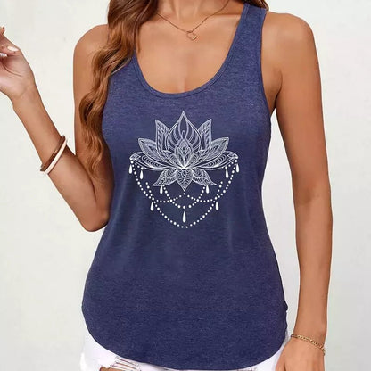 Regata Feminina Flor de Lótus. Z129 - 12 XL vendido por Aloha Spirit Store